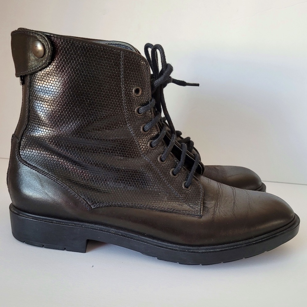 Fratelli Rossetti black combat boots size 9